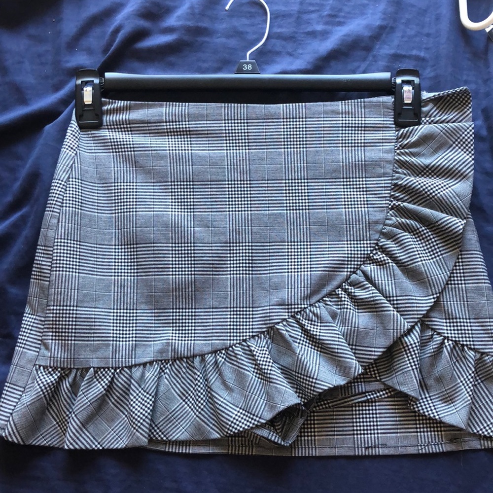 Plaid Skort